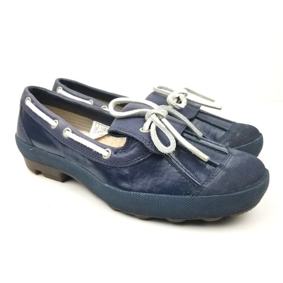 UGG Shoes - Ugg Navy Blue Ashdale Duck Moc Sheepskin Shoes